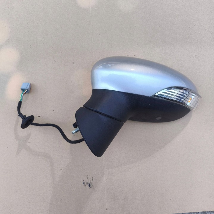 SPECCHIETTO RETROVISORE sinistro argento 6C Laterale / lato destro, lato sinistro Ford Fiesta MK7 LIFT 2014 10PIN SKLADANE