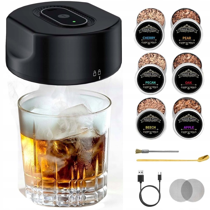 Sada Na Uzení Whisky Elektrický Smoker Dárek Pro Manžela Pro Muže