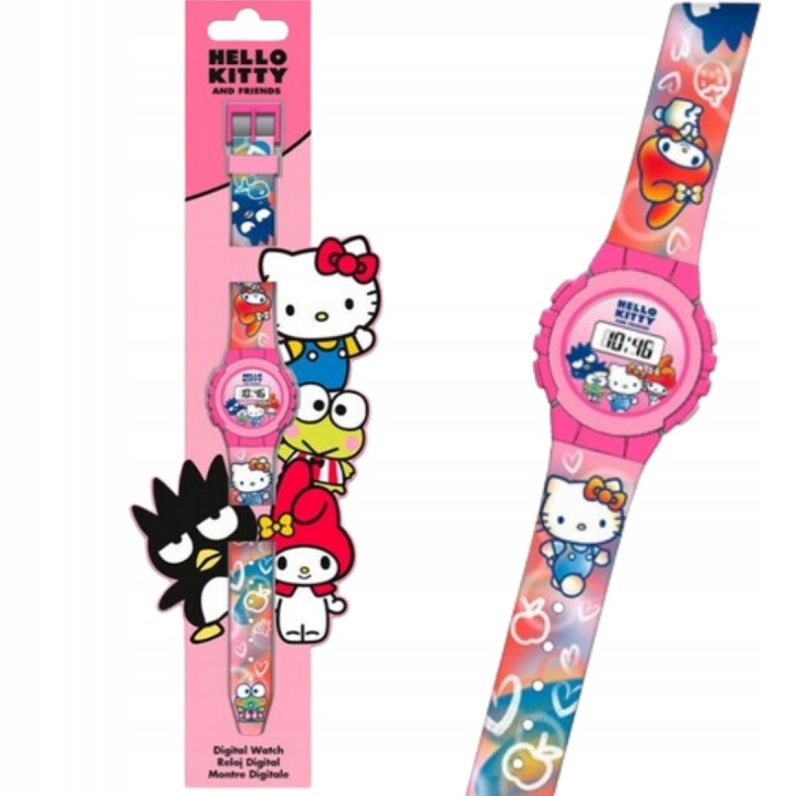 Годинник цифровий KE02 Еко Hello Kitty HK50153 Kids Euroswan