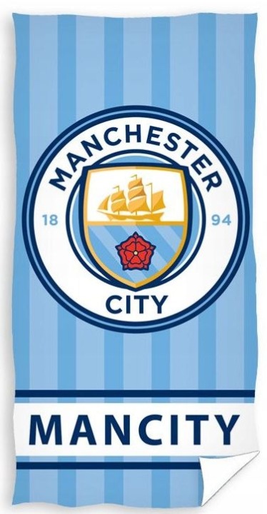 Bavlněný Ručník Manchester City Fc Mancity Originál Dárek Pro Fanouška