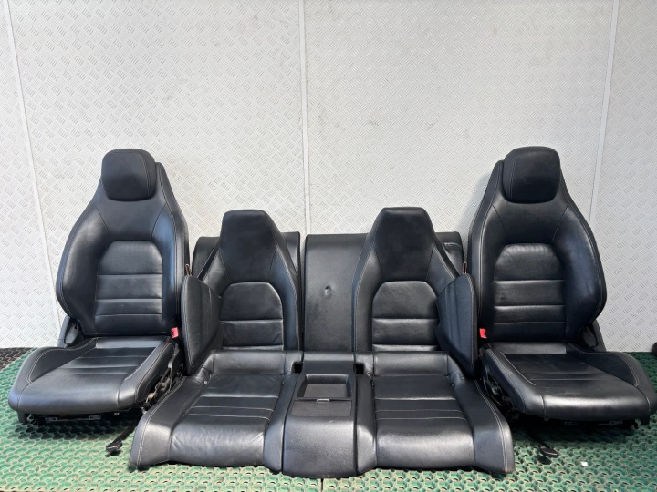 MERCEDES E-KLASA W207 COUPE sedili Anteriore sedile Laterale / lato PANNELLO PORTA PORTIERA pelle, in pelle