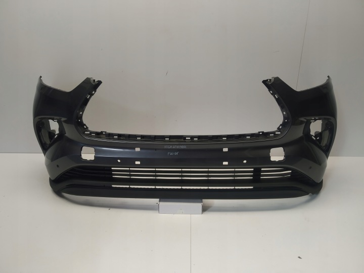 2019r + Toyota Highlander IV Paraurti Anteriore hokej griglia PDC e LAVAFARI grigio