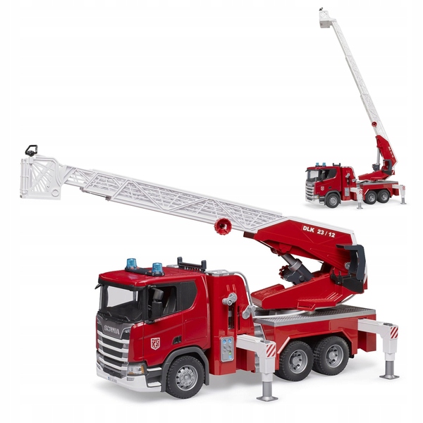 Пожежна машина Bruder Scania Super 560R 1:16 червоний — фото 7
