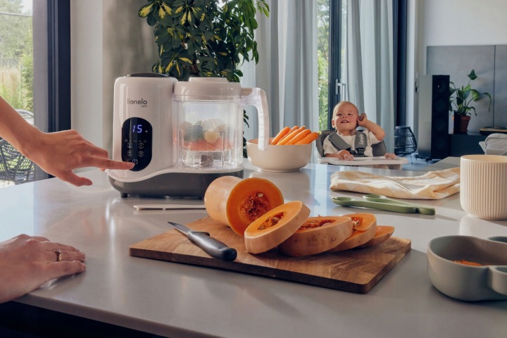 Робот 5 в 1 Gotowanie Na Parze Підігрівач Блендер Стерилізатор Lionelo BabyMenu — фото 6