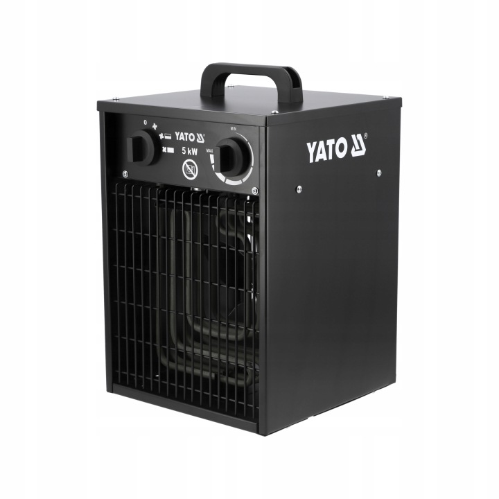 Elektrický Ohřívač 5 Kw IP24 Do 48 M2 Termovětrák 3 Rychlosti Yato