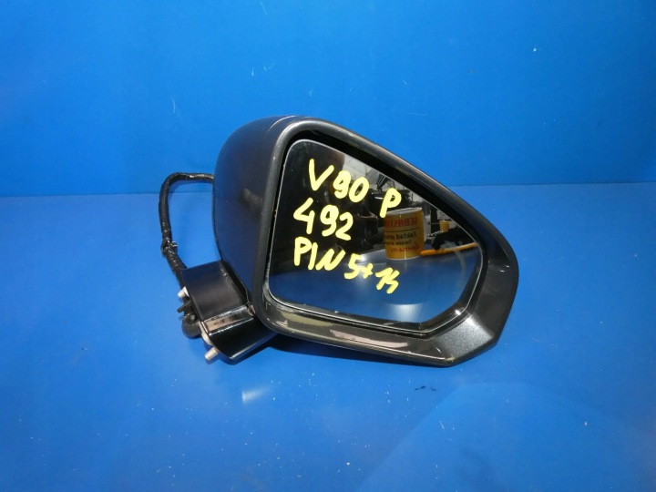 VOLVO V90 II S90 SPECCHIETTO RETROVISORE Destro Spina per 14 PIN + KAMERA WERSJA ANGIELSKA