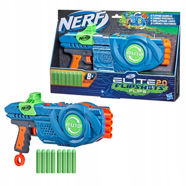 Пістолет NERF ELITE 2.0 пускова установка FLIPSHOTS і 8 стрілок — фото 4