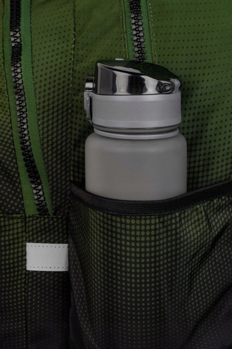Рюкзак шкільний JERRY градієнт GRASS зелено-чорний 1 кл. — фото 4