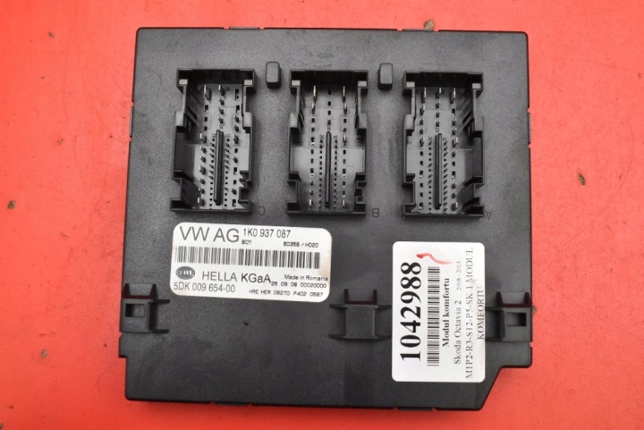 komfortsteuergerät 1K0937087 SKODA OCTAVIA 2 II 1.9 TDI 105 KM LIFT 08-13