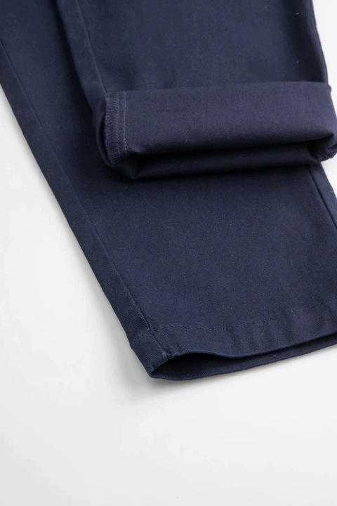 Штани Джинсові Slim Fit Хлоп'ячі Темно-сині 152 Mokida ZM6 — фото 3