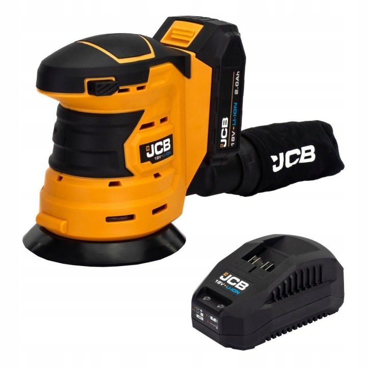 Akumulátorová oscilační bruska bezdrátová 18V 2Ah taška Jcb