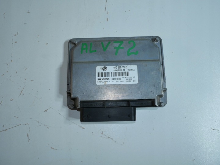 VW TOUAREG control unit BLOKADY NAPEDOW 0AC927771C