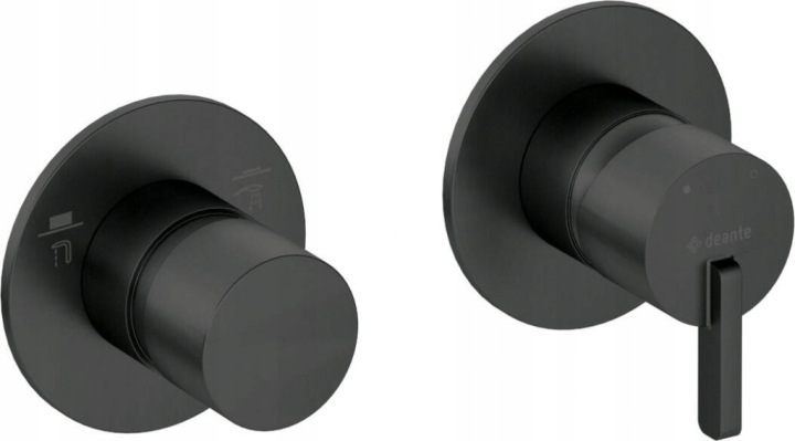 Silia nero Sprchová baterie s přepínačem sprchy horizontální (BQS_N46
