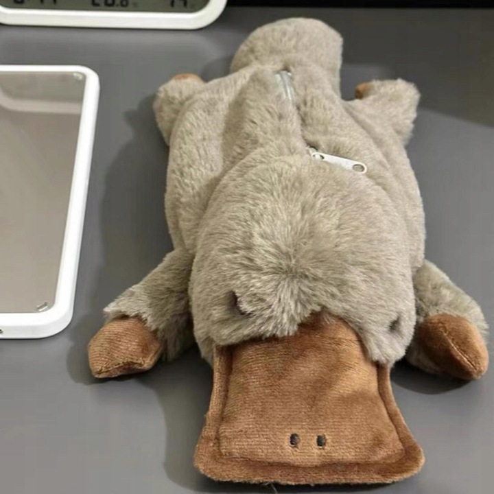 Пенал плюшевий тваринний пенал сумочка пенал Platypus — фото 8