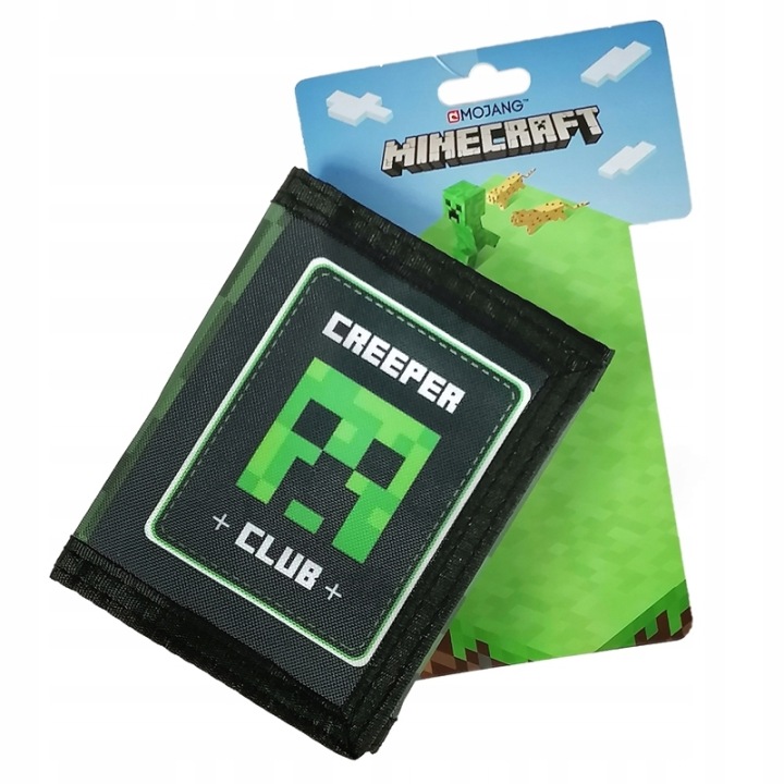 Гаманець MINECRAFT CREEPER CLUB складаний гаманчик для дітей ASTRA ліцензія — фото 4