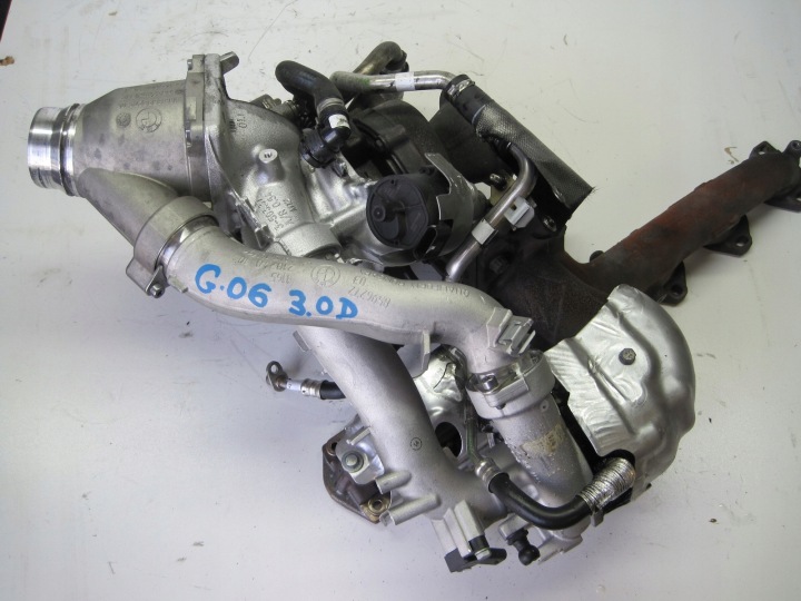 Turbolader turbina BITURBO BMW X6 G06 3,0D 8596263 8596261