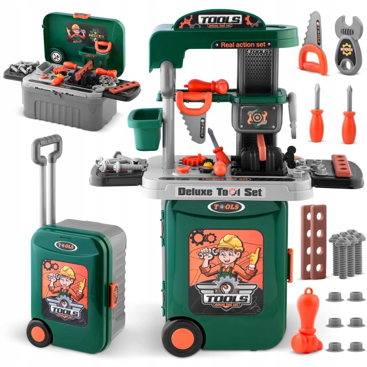 Ricokids 772300 Майстерня дитяча 3 в 1, зелений