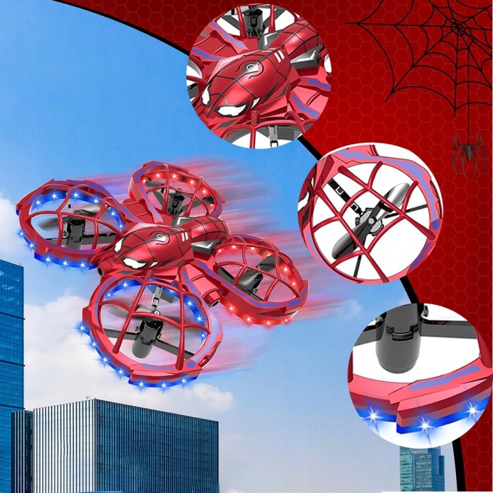MINI DRON QUADROCOPTER дистанційно керований компактний місткий для акумуляторів — фото 6