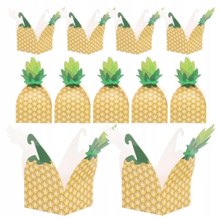 KORZEC ананас FAVOR BOXES 20 шість TROPICAL WEDDING вечірка — фото 8