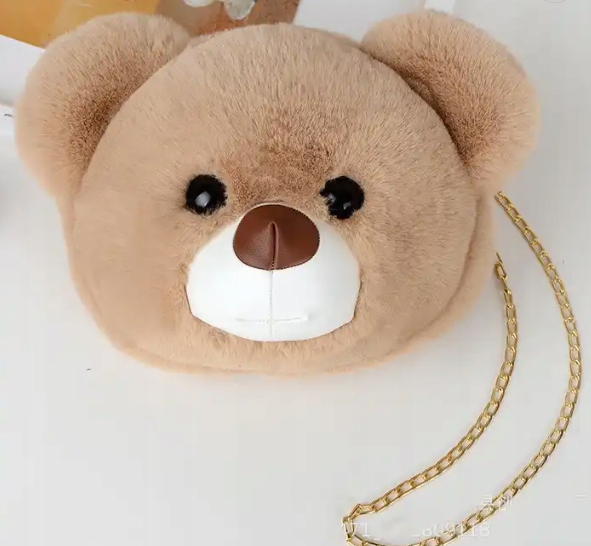 Сумочка плюшева ведмедик BEAR рюкзак ведмедик — фото 2