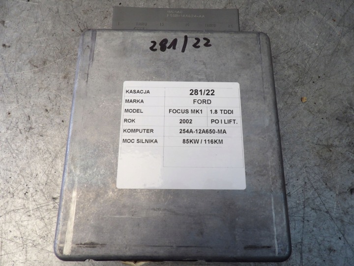 ORDINATEUR FORD FOCUS MK1 1,8TDDI 2S4A-12A650-MA