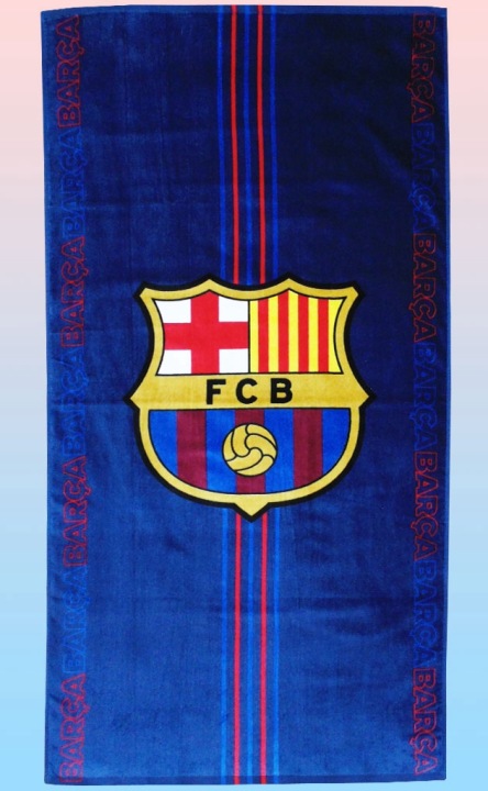 Рушник бавовняний FC BARCELONA 70x140 см FCB Barca — фото 4