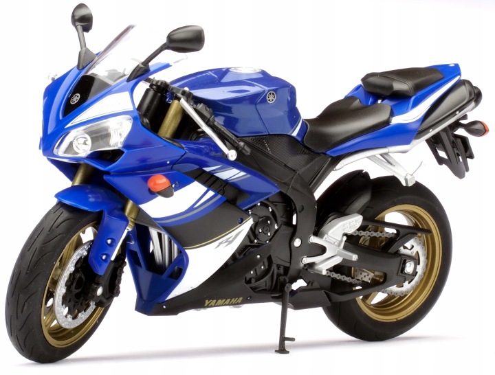 WELLY металевий мотоцикл YAMAHA YZF-R1 мотоцикл великий модель масштаб 1:10 спортивний — фото 4