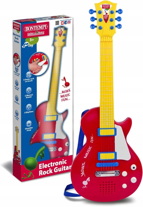 Bontempi 24 5831 електронна гітара у стилі рок іграшка (вживаний)