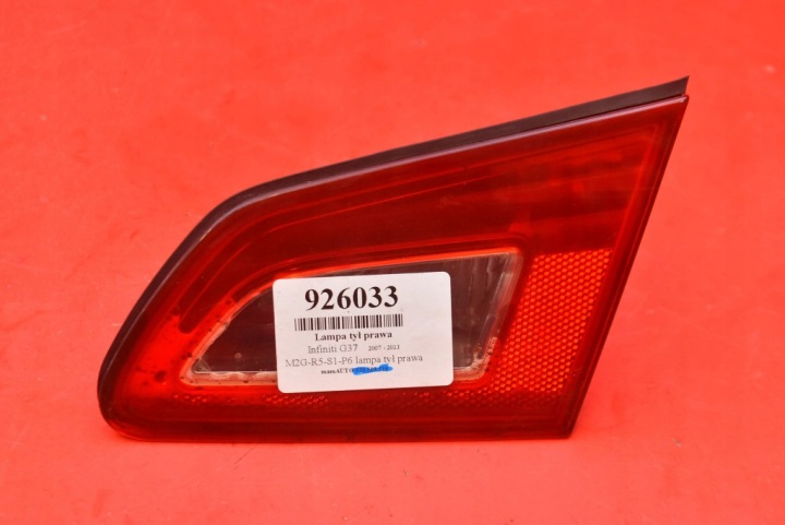 světlo pravá záď zadní D041 INFINITI G37 SEDAN LIFT 07-13