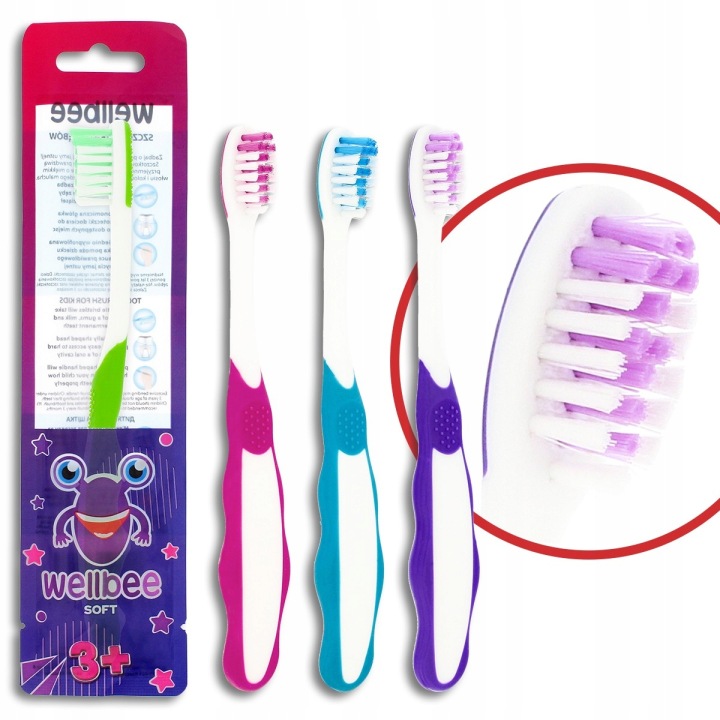 WELLBEE щіточка KIDS 3 SOFT