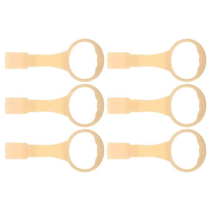 6 шт. Portable Baby Pull Rings Soft Пластиковий Baby Stand Up Aid — фото 7