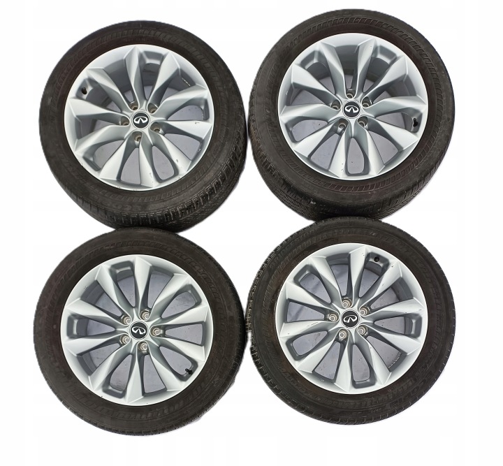 KPL ruote 19" cerchio cerchi 7.5 J 5x114,3 ET45 gomma 235/55 INFINITI QX50 OE