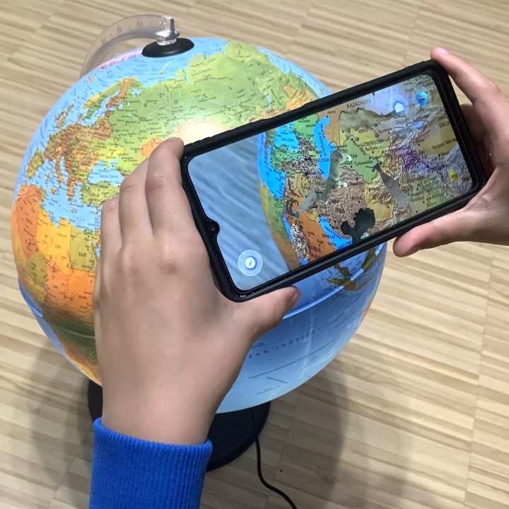 Глобус Інтерактивний Gaja з додатком SMART AR великий 30 см з підсвічуванням — фото 7