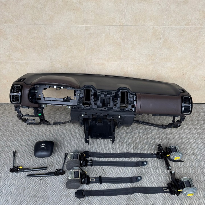 CRUSCOTTO KIT COMPLETE airbag completa airbag consolle CINTURA SICUREZZA ANTERIORI CRUSCOTTO COMPLETO C5 AIRCROSS 2019 ROK