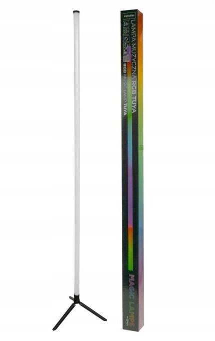 Hudební podlahová lampa Rgb 5V Usb Tuya černá