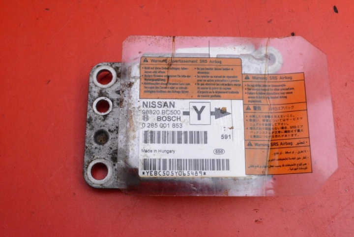 module SENSOR airbag of the airbags 98820BC500 0285001853 NISSAN MICRA K12 02-07