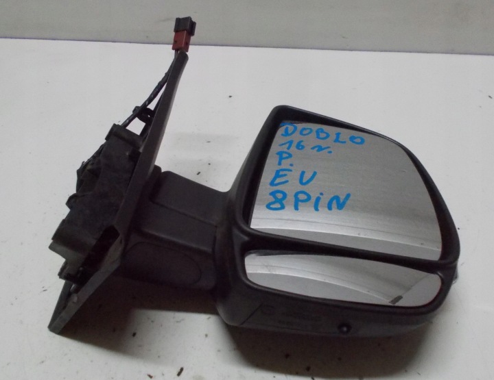 FIAT DOBLO 16R SPECCHIETTO RETROVISORE Destro 8 PIN EUROPA