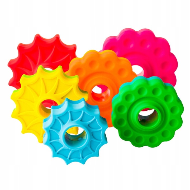 Кольорова Закручена Вежа Пірамідка Колеса Spin Again FAT BRAIN TOYS SpinAgain — фото 3