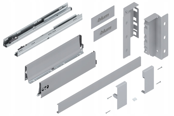 Blum Tandembox 500 Šuplík , střední vnitřní, K, šedá