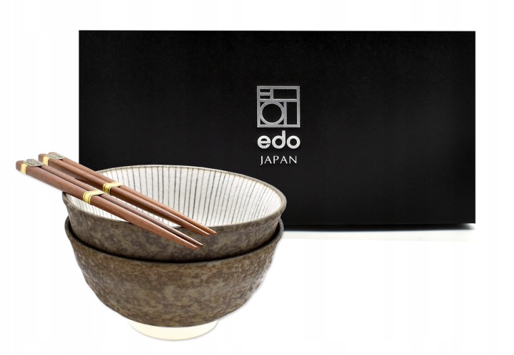 Sada 2 misek s tyčinkami Udon Shima 800 ml Box