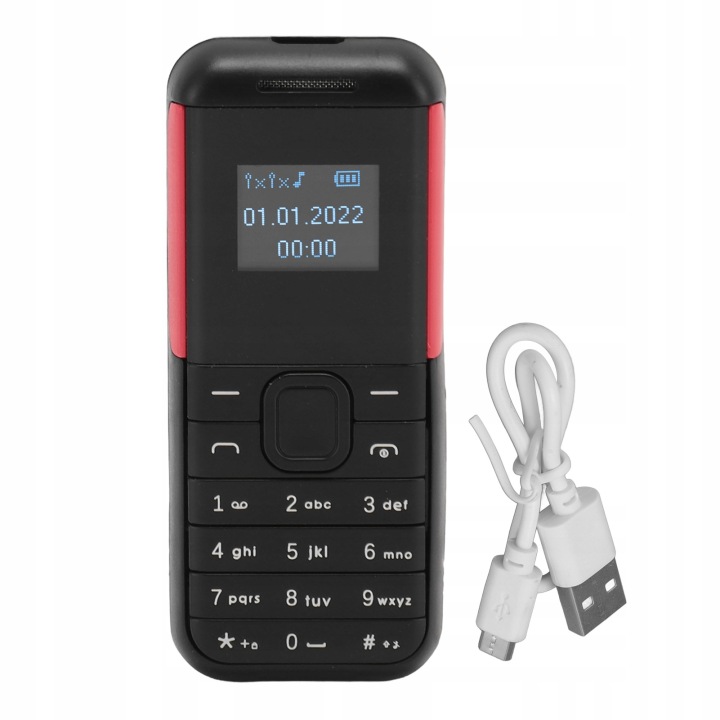Tiny телефон мобільний Міні 2G Телефон 0,66 дюйми екран 2 в 1 8J — фото 2