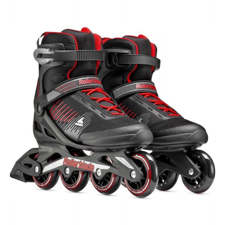 Ролики чоловічі прогулянкові Rollerblade ZETRABLADE black red р. 47-47,5 — фото 7