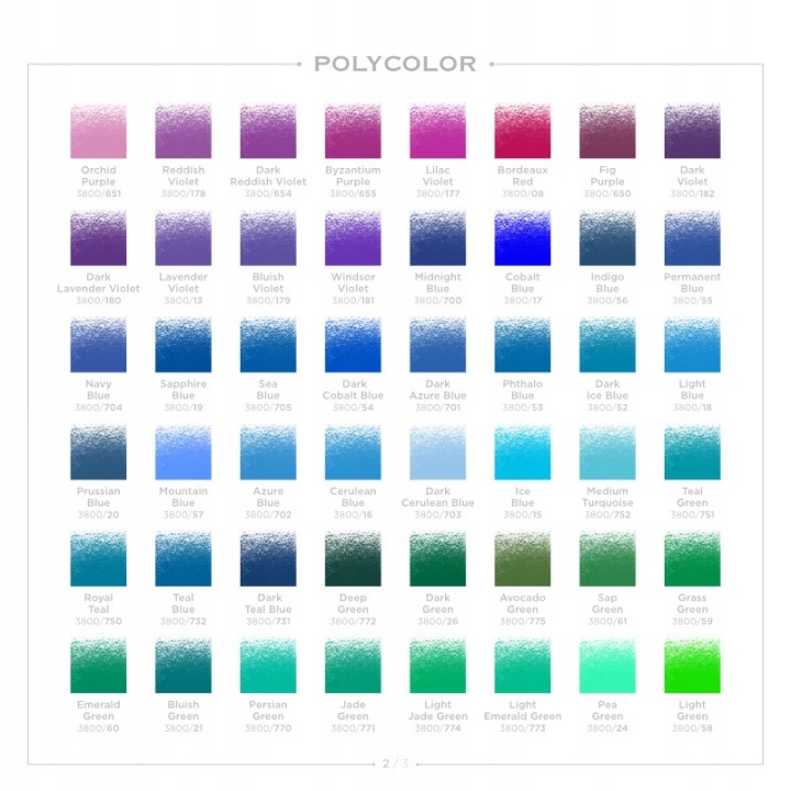 Олівець Koh-I-Noor Polycolor 776 Celadon Зелений олівець художня — фото 4