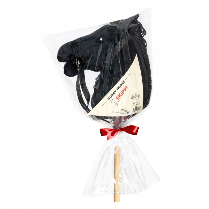 Набір Skippi - Hobby Horse чорний і додатковий недоуздок - темно-зелений — фото 4