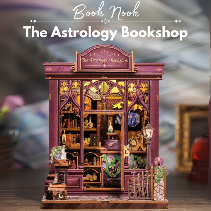 Мініатюрний будиночок міні Book Nook Астрологія щастя — фото 10