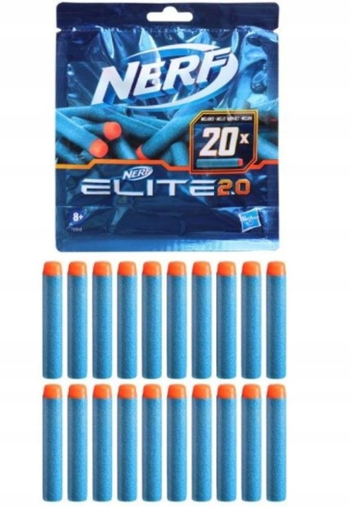 NERF - Набір 20 стрілок Nerf Elite 2.0 F0040 — фото 4