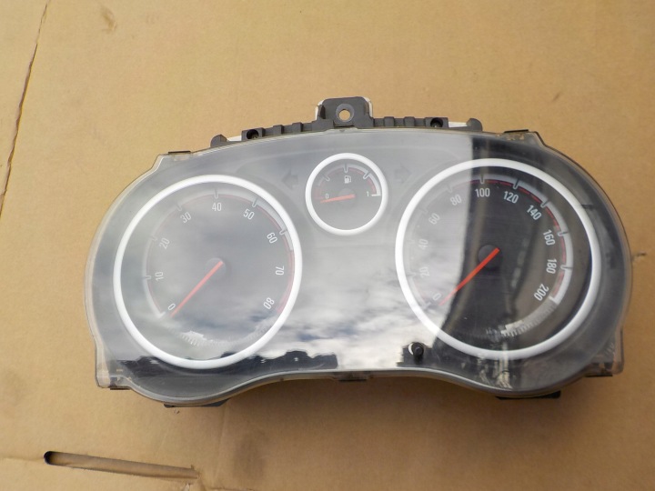 Instruments tachymètre compte tours opel corsa d 1,4 16v 2007r P0013252152 13252152