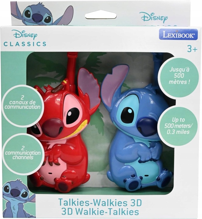 Lexibook Stitch 3D Рації дальність до 200 м Walkie Talkie для дітей 3+ — фото 2