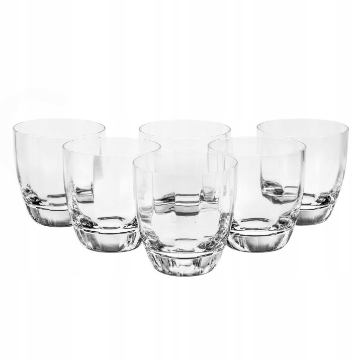 Nízké sklenice na whisky Krosno Optik 250 ml