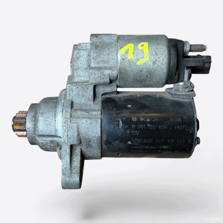 startér STARTER originál VW VOLKSWAGEN AUDI SKODA SEAT 02T911023R